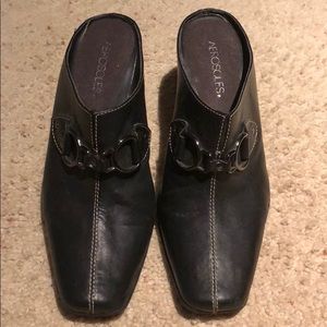 New Black Aerosoles Slip In Bootie closed Toe